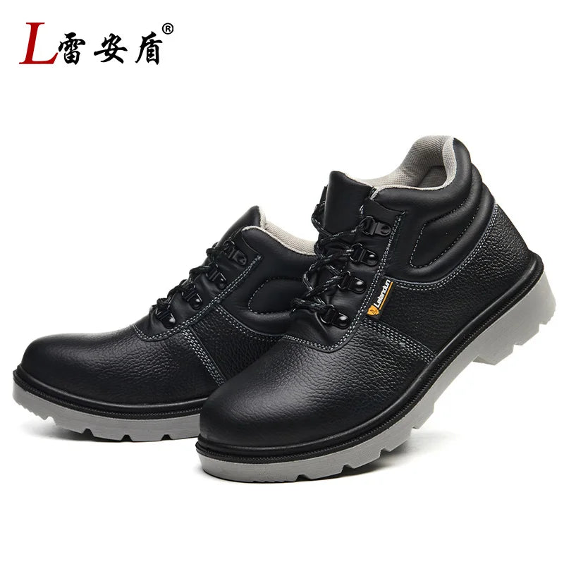 2025 New Men's Steel Toe Anti-smash Anti-puncture Waterproof Wear-resistant Safety Shoes with Steel Plate
