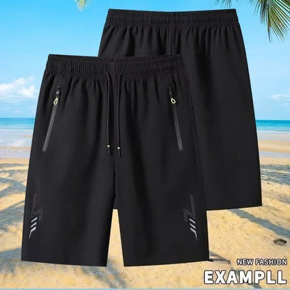 Pantalones cortos deportivos de verano para hombre, ropa deportiva moderna, pantalones cortos para correr, pantalones casuales, pantalones cortos para gimnasio, entrenamiento físico, pantalones cortos para correr, hombres, negro y gris
