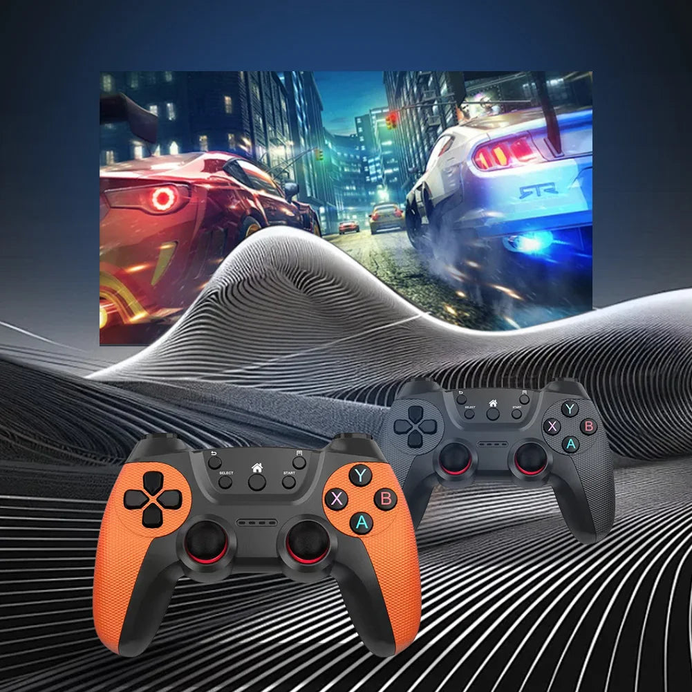 Consola de videojuegos con salida 4K HD, compatible con más de 40 sistemas de emuladores, control remoto inalámbrico para 2 jugadores, 35 000 juegos, 58 000 juegos integrados para TV