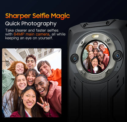 [Estreno mundial] Blackview BV9300 PRO, teléfono inteligente resistente, procesador Helio G99, Android 13, 8 GB de RAM, 12 GB de RAM, doble pantalla.