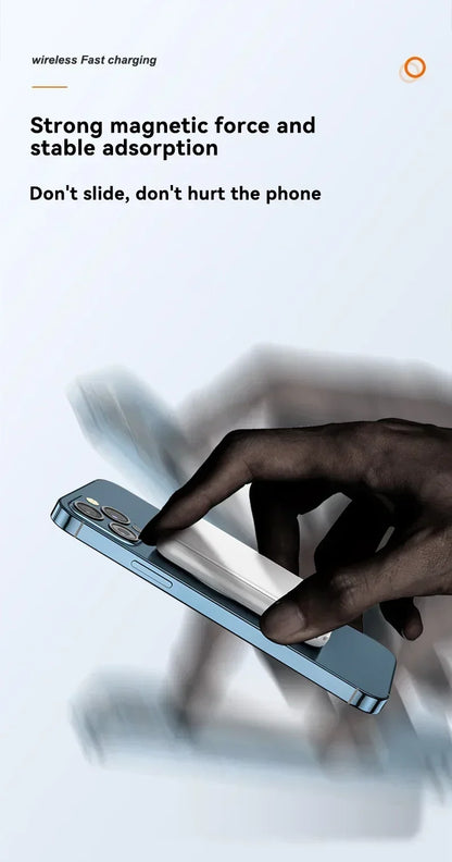 Cargador de batería externo portátil Xiaomi de 500.000 mAh con carga rápida inalámbrica y magnética para iPhone, Huawei y Samsung.