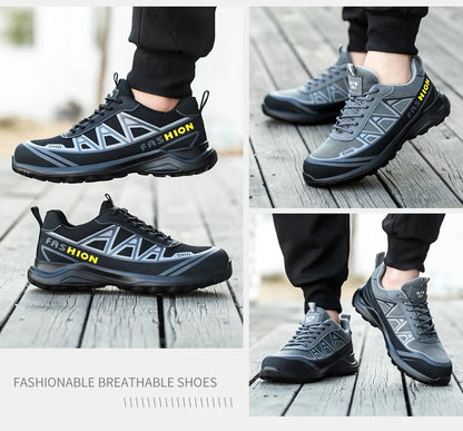 Work Sneakers Men Indestructible Steel Toe Work Shoes Safety Boot Men Shoes Anti-puncture Working Shoes For Men Dropshipping