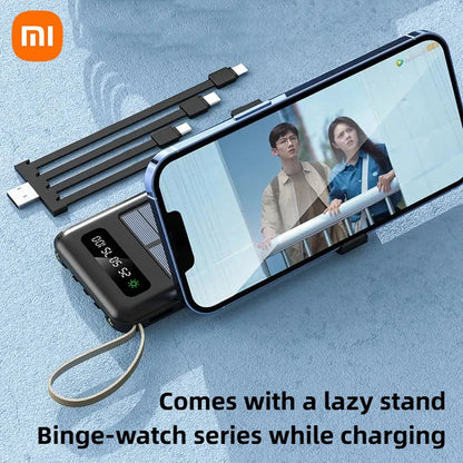 Batería externa Xiaomi PowerBank de 500000 mAh y 120 W, cargador portátil superrápido, alta capacidad, compatible con iPhone y Samsung.