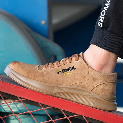 Zapatos de seguridad para hombre, calzado de trabajo antiperforación, zapatos de trabajo indestructibles, zapatillas deportivas, calzado industrial, botas de seguridad antiperforantes.