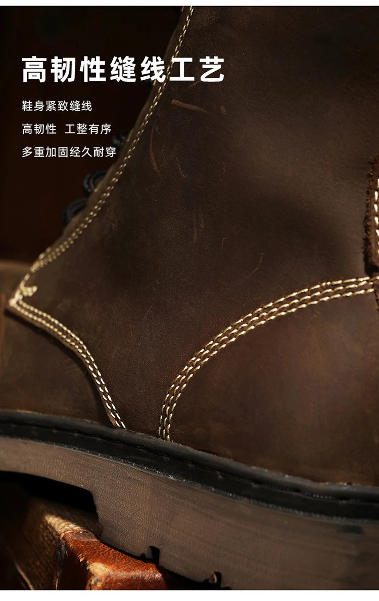 Zapatos de senderismo para hombre, botas de caza impermeables, botines tácticos de combate en el desierto, zapatos de trekking, zapatillas de trabajo de cuero para caminar para mujer