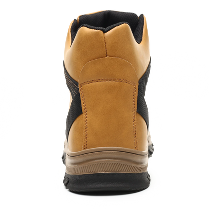 Zapatos de seguridad de moda para hombre, botas con puntera de acero, zapatos de trabajo a prueba de pinchazos, zapatillas de trabajo para hombre, calzado indestructible.