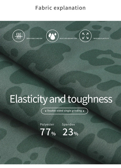 Women's Camouflage Yoga Pants High Waist Push Up Leggings Running Fitness Workout Pants Gym Legging