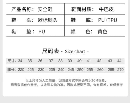 ROCKROOSTER Zapatos de senderismo para hombre, botas de caza impermeables, zapatos de seguridad de cuero, botines tácticos, zapatos de trabajo, zapatillas deportivas con punta de acero