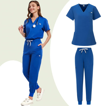Uniformes de salón de belleza, uniformes de spa de manga corta para mujer, uniformes de dentista, enfermeras, uniformes médicos, ropa de trabajo