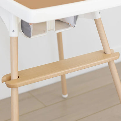 Envolturas para piernas Patas de silla con apariencia de haya Envolturas para piernas de trona precortadas Silla alta con apariencia de veta de madera Envoltura para muebles infantiles