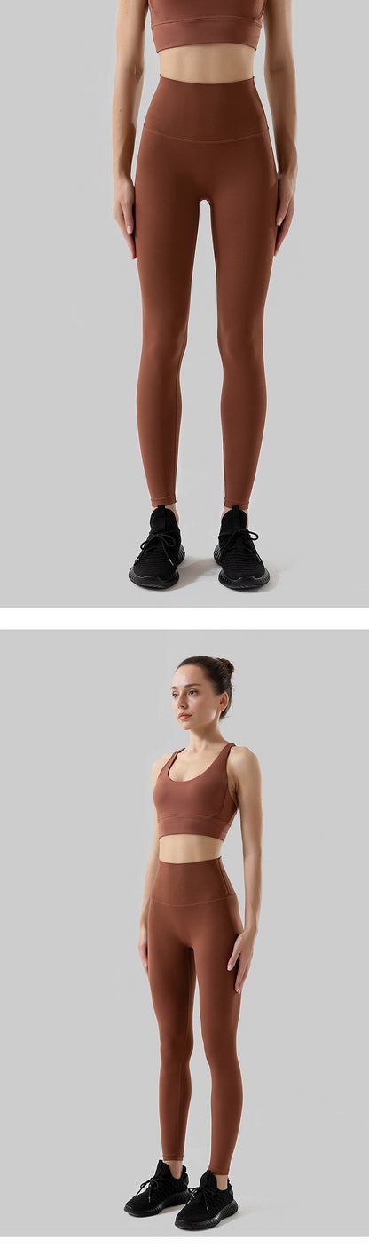 Women's Naked Feeling Sports Bra and Leggings Set - 2 Piece Gym Outfit for Fitness, Yoga Clothes Leggings and Tops Workout Suits