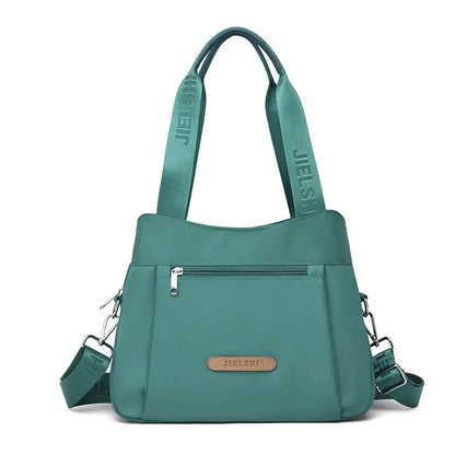 Bolso bandolera de nailon impermeable de moda, bolso informal para ir de compras o de viaje, bolso de mano Jietrans de nuevo estilo, bolso de un solo hombro.