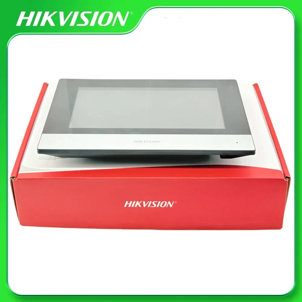 Kit de videoportero Hikvision DS-KIS603-P(C), estación de puerta para villa DS-KV6113-WPE1(C) PoE/Wifi, estación interior basada en IP DS-KH6320-WTE1