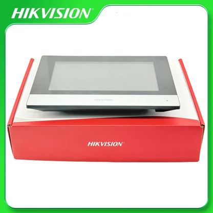 Kit de videoportero Hikvision DS-KIS603-P(C), estación de puerta para villa DS-KV6113-WPE1(C) PoE/Wifi, estación interior basada en IP DS-KH6320-WTE1