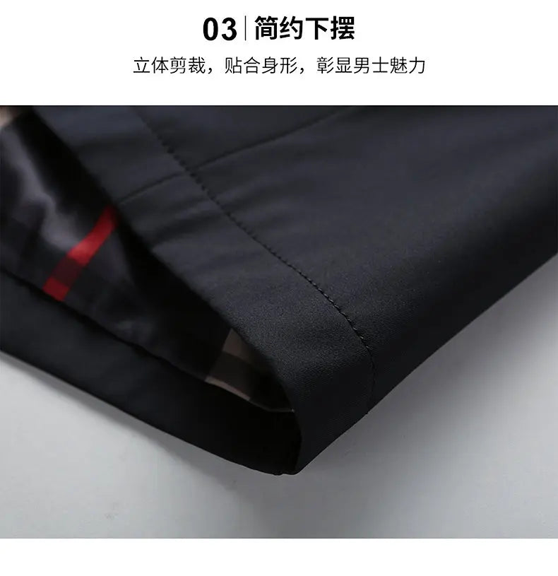 Spring Autumn Streetwear Fashion Trench Coat Men's Designer Overlong British Coats Man's Clothing With Epaulets Men's Jackets