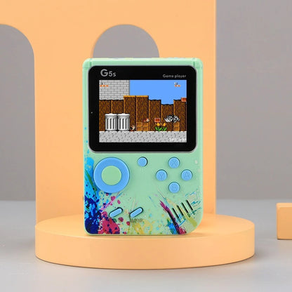 Nueva consola de videojuegos G5S de 2,4 pulgadas, miniconsola portátil retro con 500 juegos integrados, salida AV y compatible con 2 jugadores.