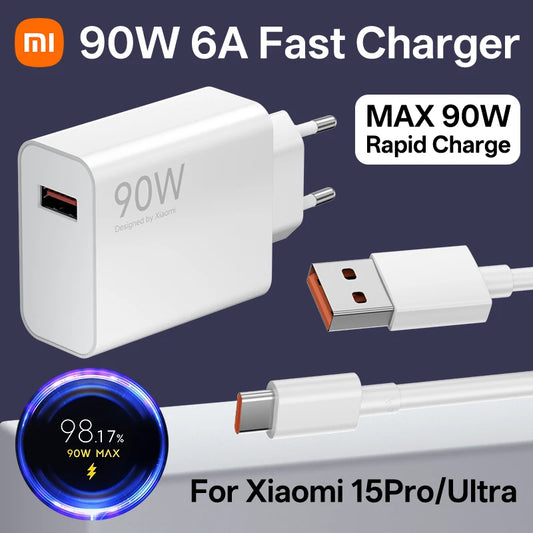 Xiaomi 90w Original Charger Turbo Charge Cargador Adapter Xiaomi 15 Ultra 15 14 Poco X7 Pro F7 Pro F7 F6 Redmi Note 14 Pro+ Pad
