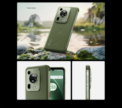 [Estreno mundial] Fossibot F112 PRO 5G Smartphone resistente, pantalla HD+ de 6,88", batería de 7150 mAh, 24 GB (8+16) + 256 GB, Android 14, cámara de 50 MP