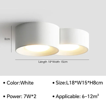 Lámparas LED de techo para sala de estar, dormitorio, pasillo, estilo moderno, estilo nórdico, minimalista, para decoración de interiores.