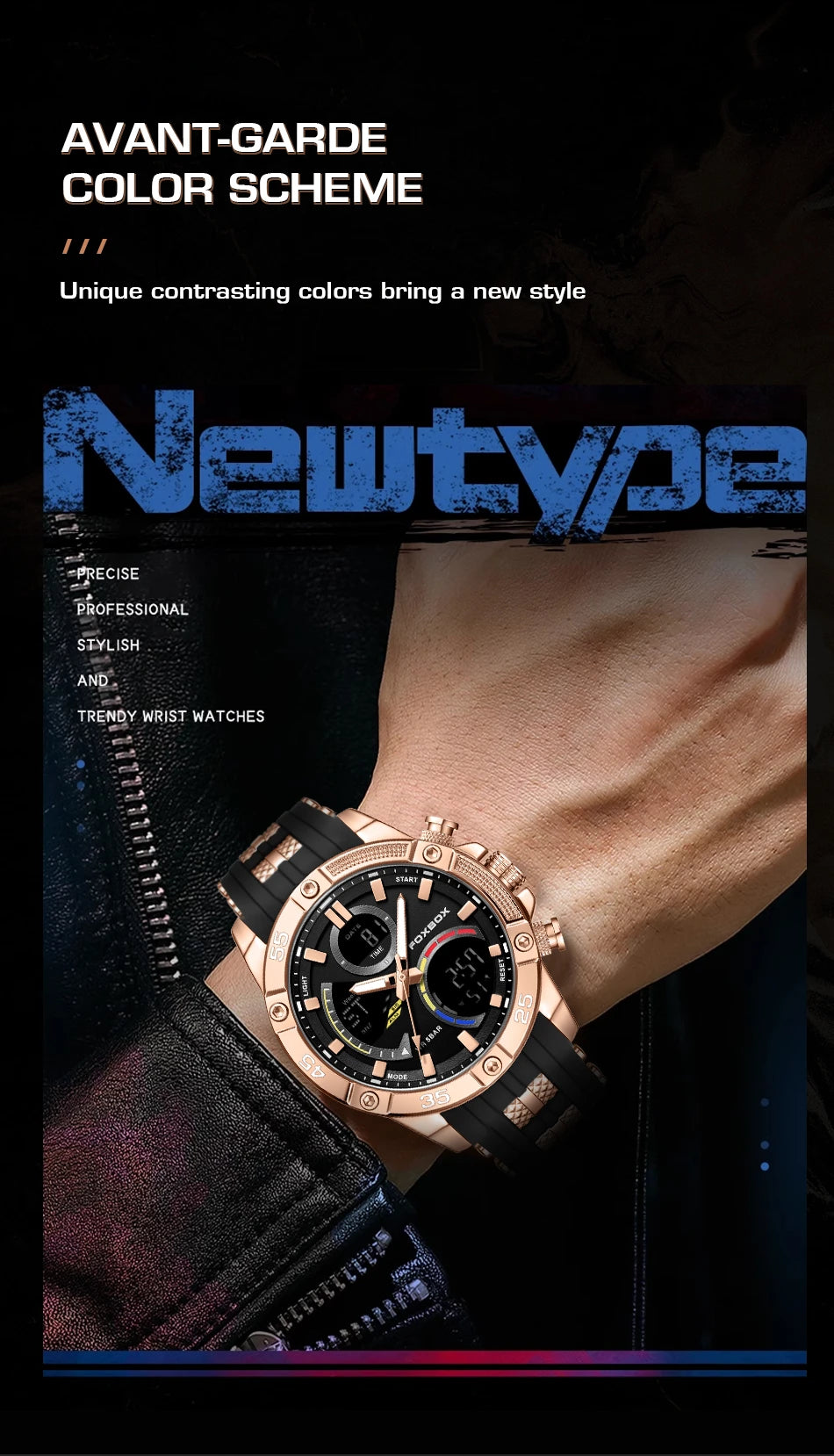 Relojes militares de moda para hombre LIGE, reloj cronógrafo deportivo original de lujo para hombre, reloj de cuarzo resistente al agua, reloj de pulsera digital