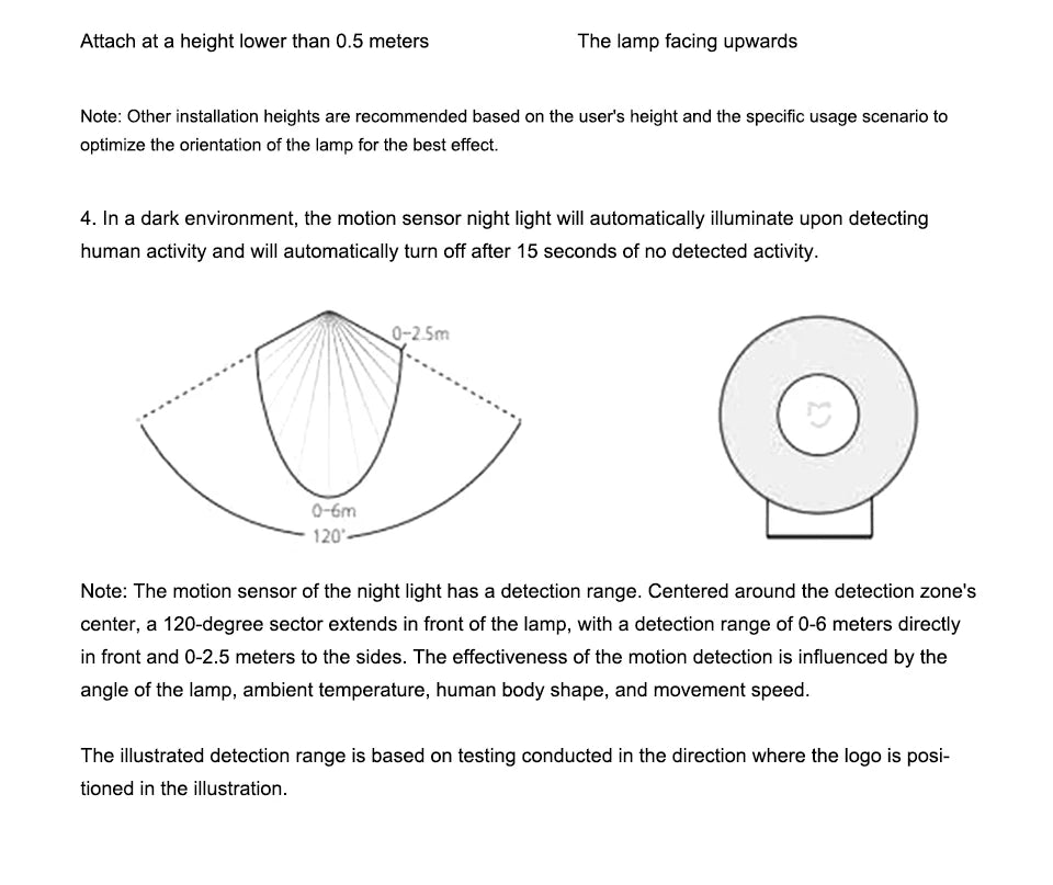 Luz nocturna LED por inducción Xiaomi Mijia, 2 lámparas, brillo ajustable, sensor infrarrojo inteligente de presencia humana con base magnética
