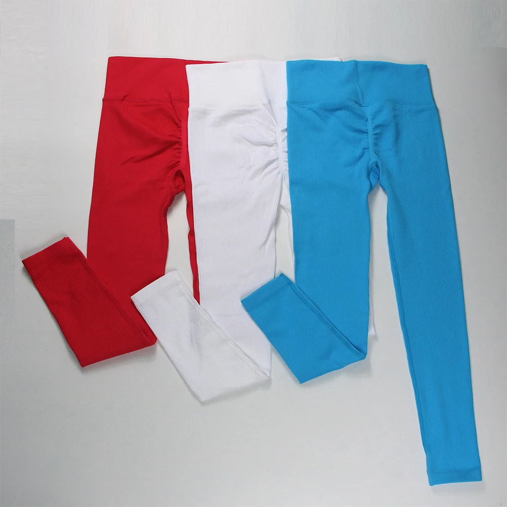 Pantalones de yoga LANTECH para mujer, ideales para deportes, correr, hacer ejercicio, hacer sentadillas, hacer ejercicio en el gimnasio y gracias a su elasticidad. Sin costuras.