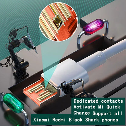 Cargador turbo original Xiaomi de 33 W, carga rápida, adaptador de EE. UU. para Mi 10T, 10S, Poco X5, X3, M5S, F3, Redmi Note 13, 12, Pad Pro, Cargador europeo