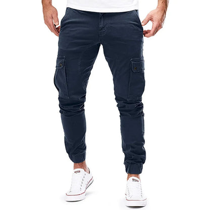 Pantalones deportivos finos de moda para hombre, pantalones casuales para correr, pantalones cargo de calle 2020, pantalones multibolsillos para hombre, pantalones deportivos para gimnasios y fitness para hombre.