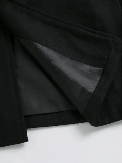 Abrigo holgado y cómodo para primavera y otoño. Gabardina ajustada, estilo drapeado, informal.