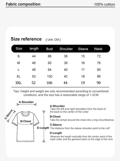 Camisetas lavadas 100 % algodón para mujer, tops holgados de cuello redondo, ropa urbana Y2k para mujer, camisetas casuales vintage de manga corta de verano