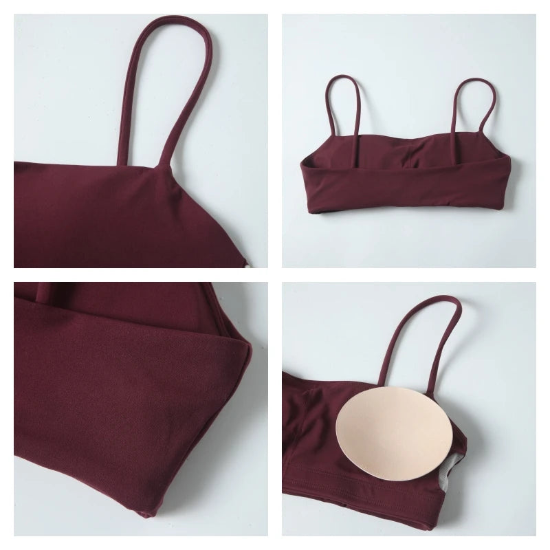 Ctenkevet - Conjunto de dos piezas para mujer, para gimnasio, entrenamiento, sujetador de yoga, pantalones cortos, ropa deportiva, camisola de secado rápido