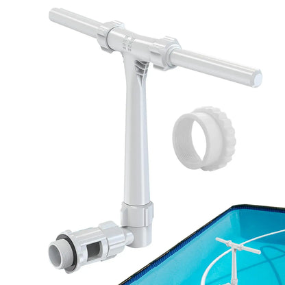 Fuente de agua para spa de piscina, fuente rociadora de piscina, cascada con doble chorro, accesorios para piscinas subterráneas