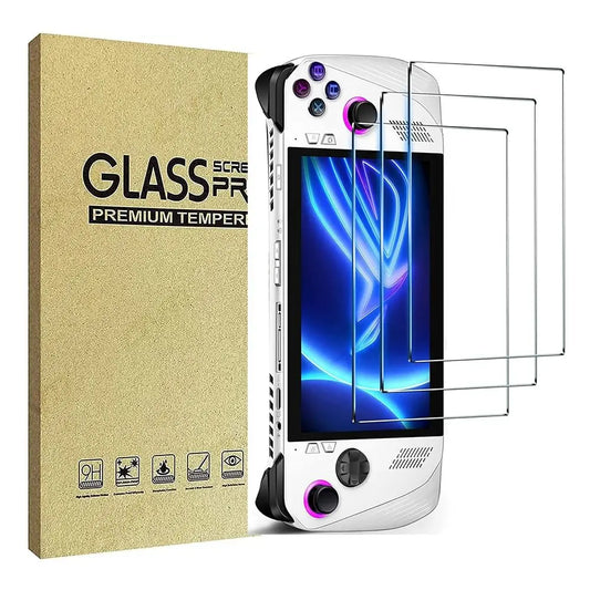 Protector de pantalla para consola portátil Asus ROG Ally, 3 unidades, película protectora de 7 pulgadas, borde curvo HD, vidrio templado.