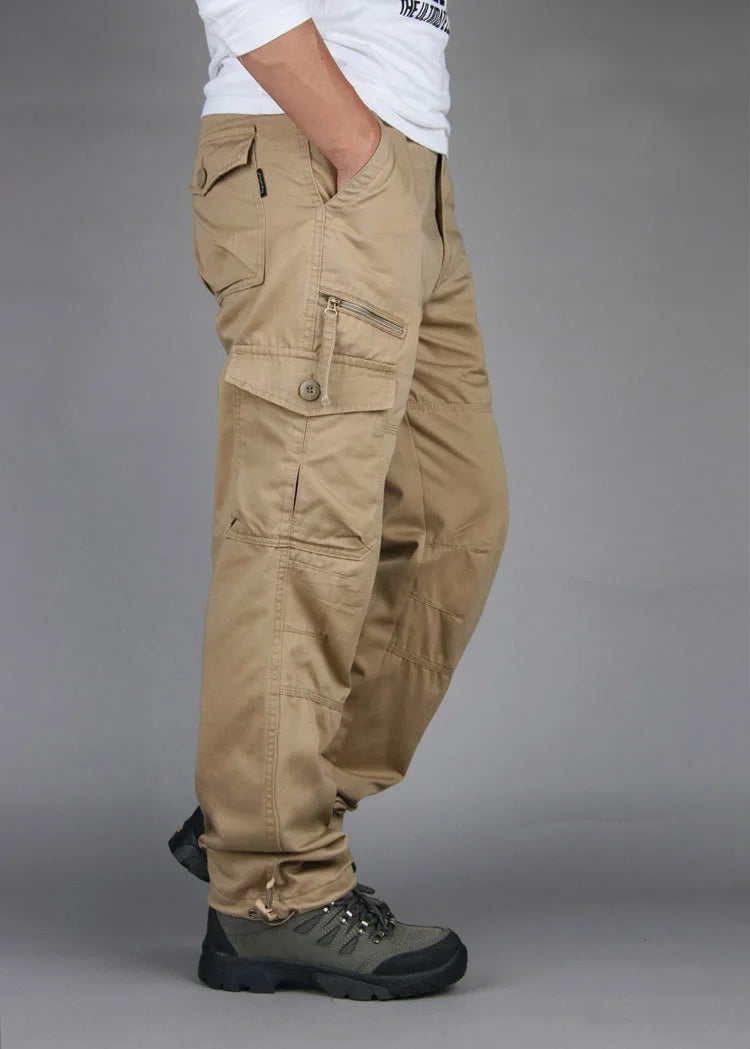 2025 New Autumn Cargo Pants Men Fashion Military Outdoors Man Trousers Long Warm Tactical Cotton Khaki Cargo Pants For Man