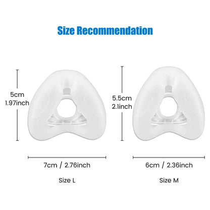 1/5/10/20 piezas Airfit N20 almohadilla de repuesto de silicona para mascarilla nasal CPAP N20. Las almohadillas de silicona para mascarilla N20 solo cubren el sello nasal suave.