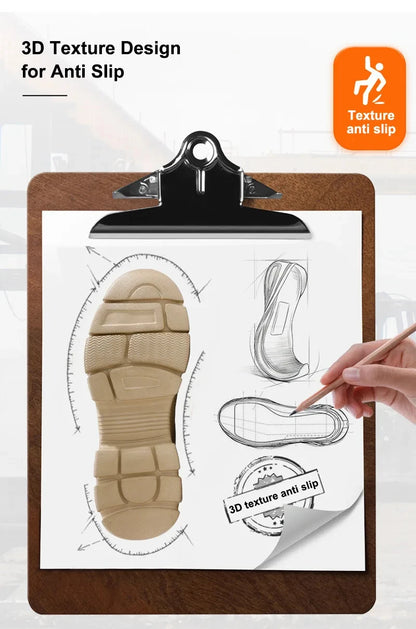 Zapatos de seguridad con punta de acero, antigolpes y antiperforación, con botón giratorio para hombre y mujer