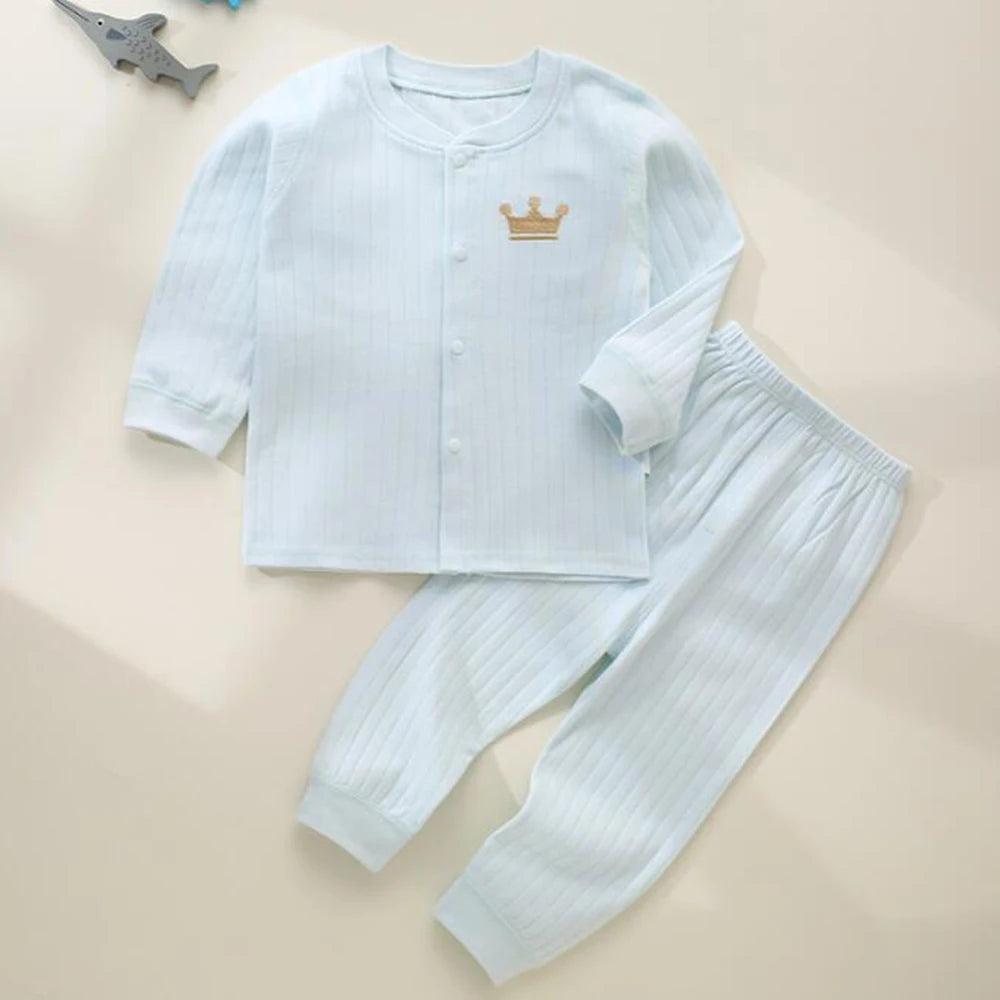 Conjuntos de ropa para bebé, camisetas de algodón de manga larga y pantalones, dos piezas, ropa para recién nacidos de primavera y otoño, conjuntos para bebés.