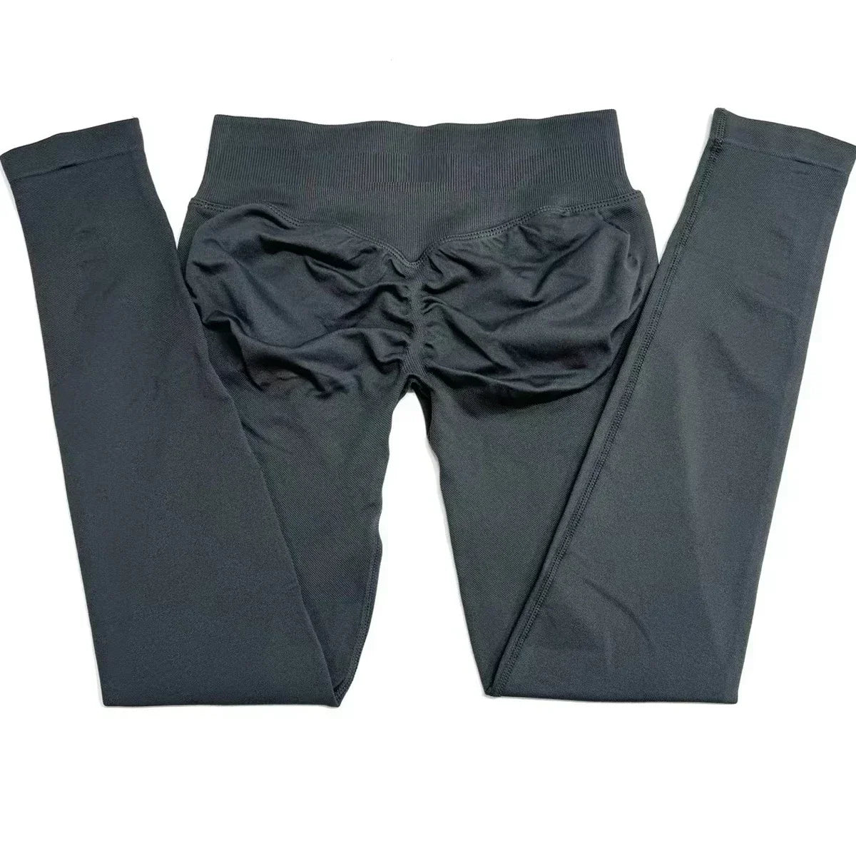 Leggings deportivas sin logo para mujer, efecto push-up, cintura baja, sin costuras, para gimnasio, yoga y entrenamiento.