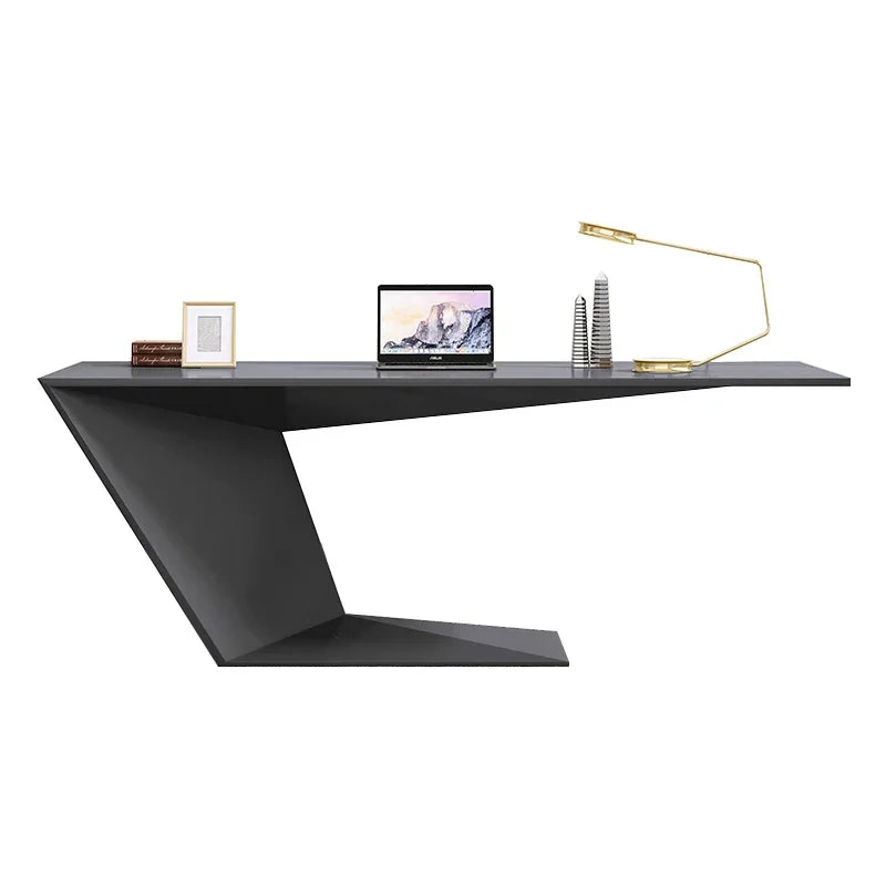 Escritorio de oficina creativo de recepción, computadora de trabajo, mesa nórdica, escritorio ejecutivo minimalista, estación de trabajo, muebles de moda Tavolino