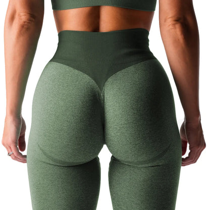 Nuevas mallas deportivas sin costuras, tipo leggings, de spandex, para mujer, suaves, para entrenamiento, fitness, yoga, cintura alta, ropa de gimnasio.