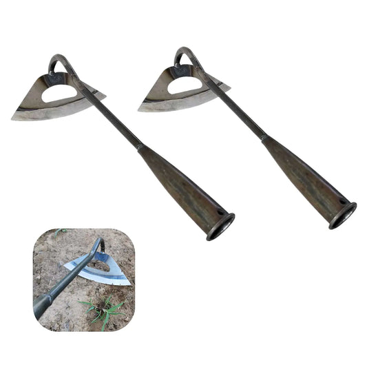 1 pieza de herramientas de jardinería huecas de acero endurecido, bordeadora afilada, desmalezadora, duradera, extractor manual de jardinería, accesorios para plantación en el patio trasero de la granja.
