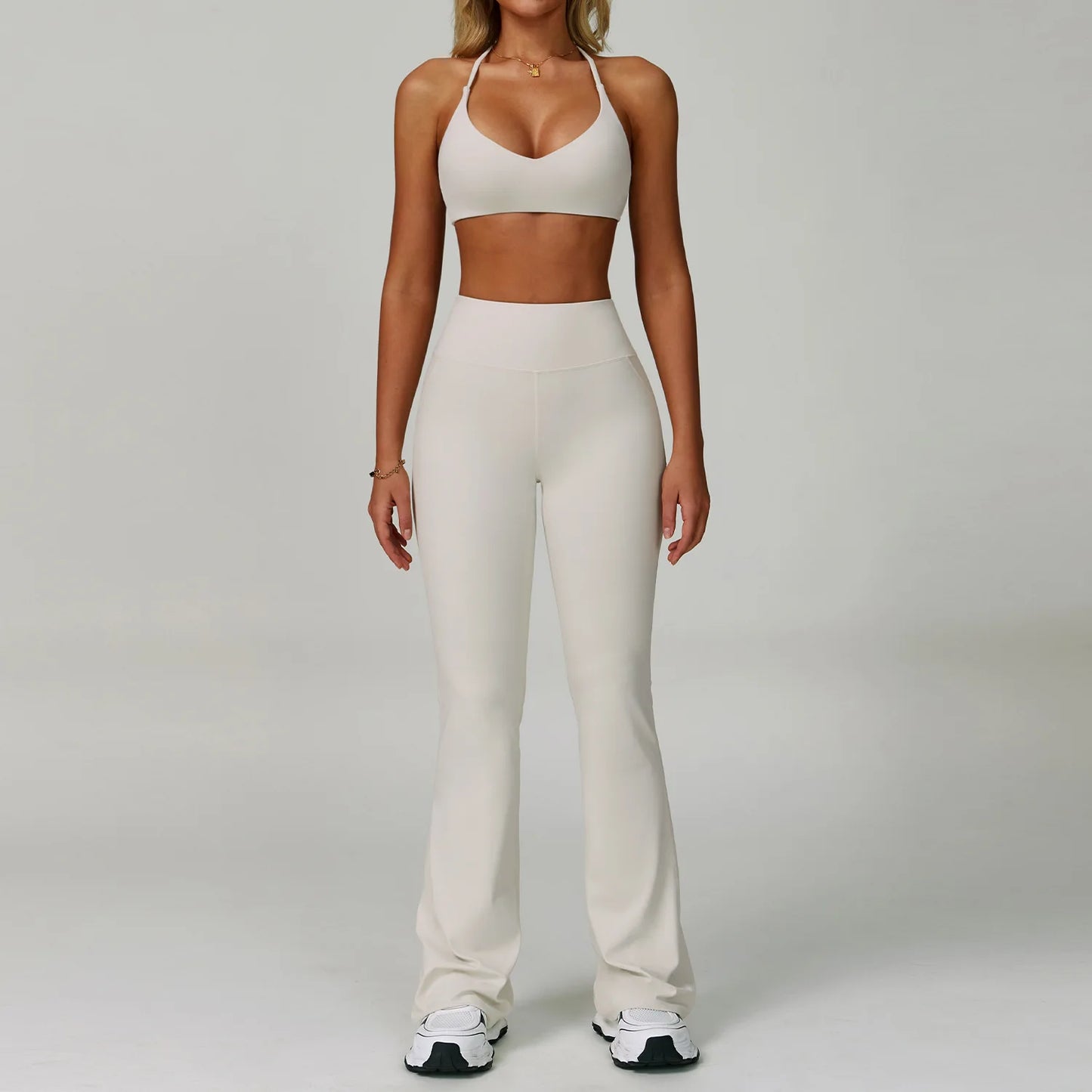 2 Piece Set Women's Tracksuit Fitness Clothes Yoga Sets Sportswear Workout Bra High Waist Leggings Set Gym Clothing Sports Suits