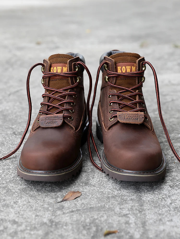 Zapatos de senderismo para hombre, botas de caza impermeables, botines tácticos de combate en el desierto, zapatos de trekking, zapatillas de trabajo de cuero para caminar para mujer