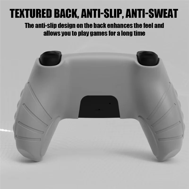 Funda de silicona antideslizante a prueba de sudor, accesorios para consola de juegos, ajuste ceñido, juego cómodo, fácil instalación
