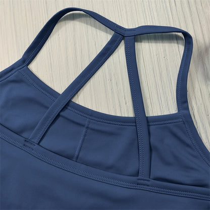 Conjunto deportivo Nude Feel Fitness para mujer, chándal sexy para yoga, ropa deportiva para gimnasio, leggings y ropa interior, ropa de entrenamiento para mujer