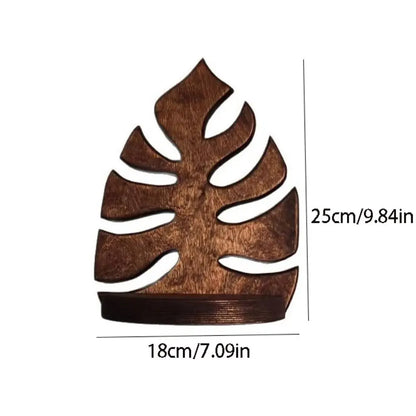 Marco de madera para decoración de pared, creativo y moderno, para colgar en la pared, con plantas, retro, para llaves