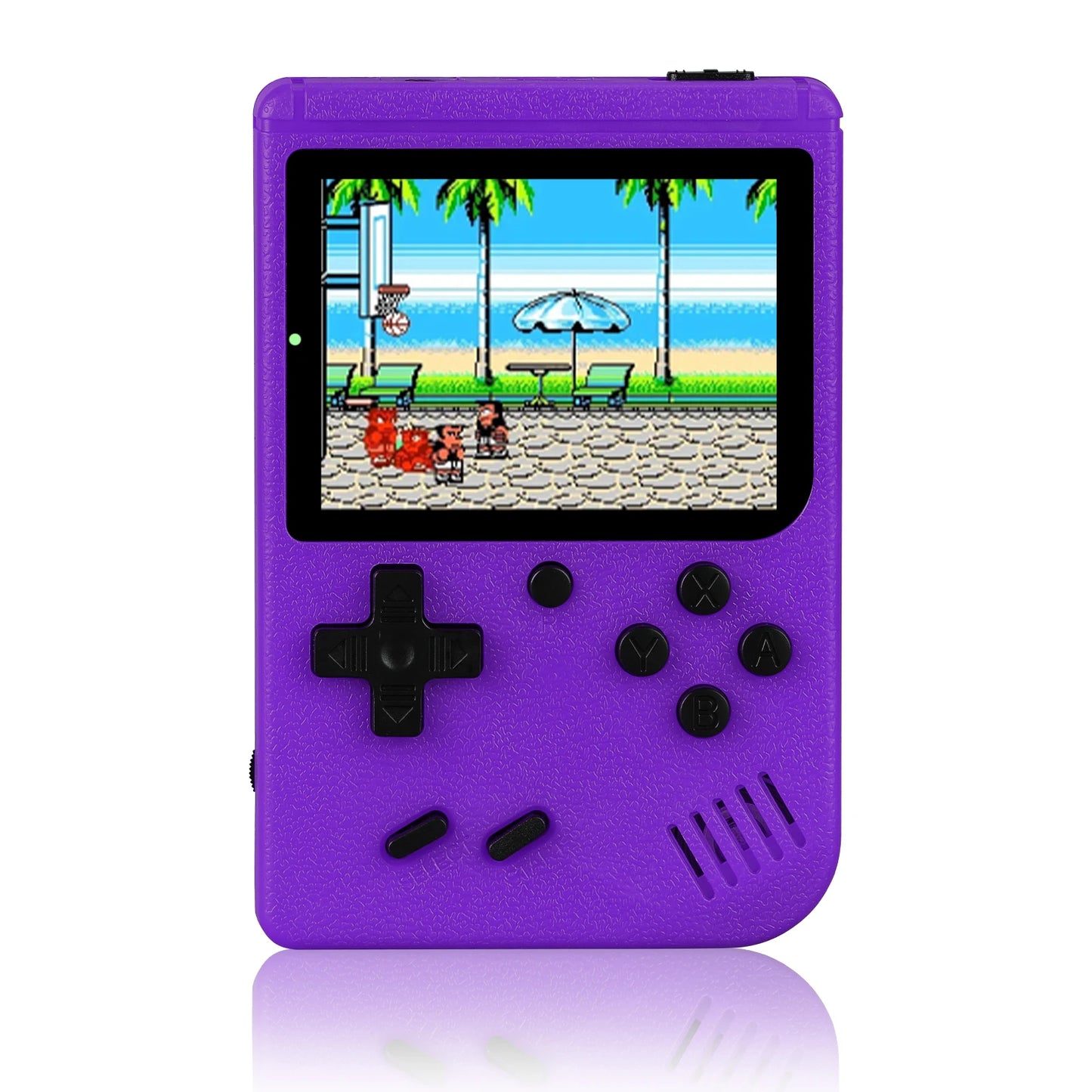 Miniconsola de videojuegos de 8 bits con 500 juegos integrados, consola portátil retro, reproductor de juegos portátil, salida AV para regalo de niños, Game Boy