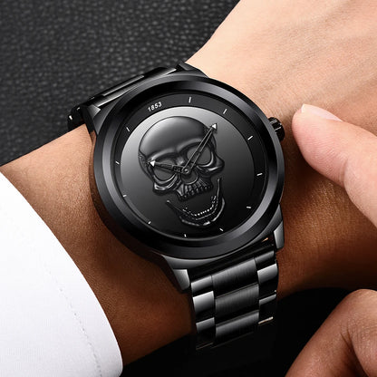 Relojes deportivos LIGE para hombre, marca superior, reloj de cuarzo de lujo para hombre, reloj de pulsera de acero inoxidable resistente al agua para hombre, reloj Masculino