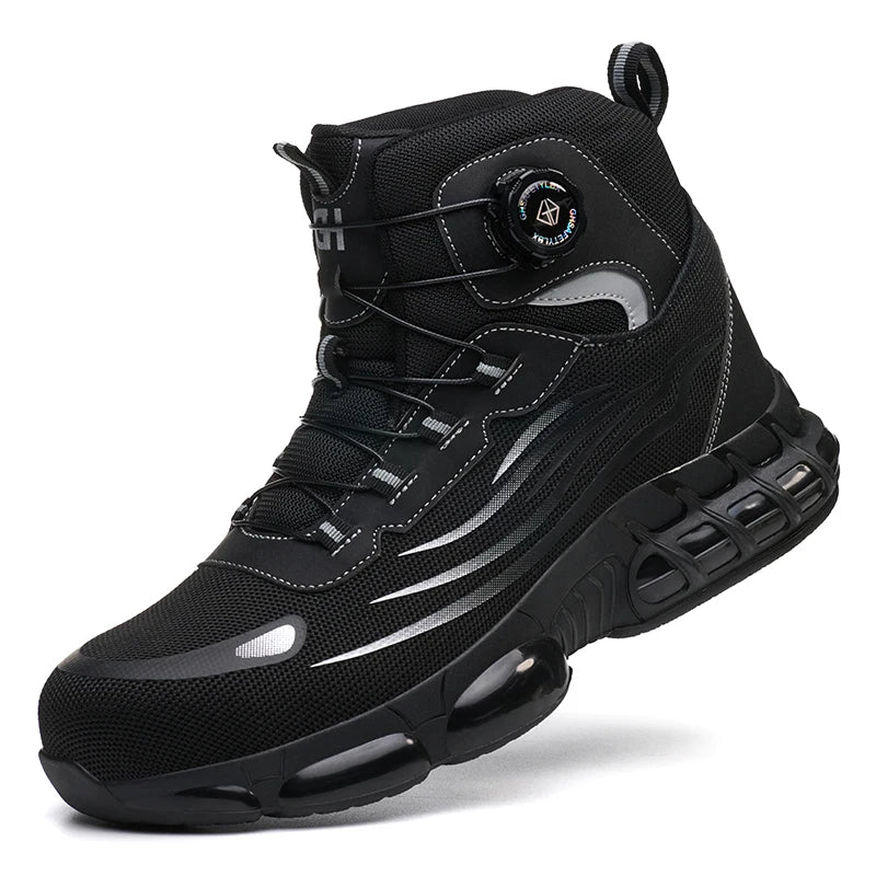 Work Safety Shoes Men Women Steel Toe Sneakers Air Cushion Indestructible Security Protection Safety Boots Size 47 48 Footwear