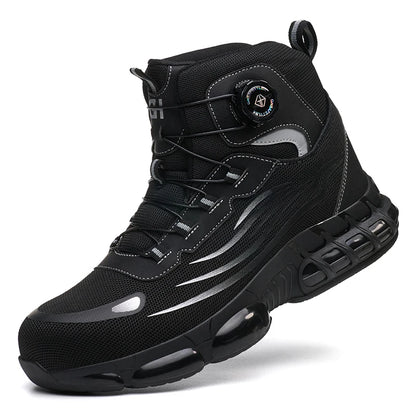 Work Safety Shoes Men Women Steel Toe Sneakers Air Cushion Indestructible Security Protection Safety Boots Size 47 48 Footwear